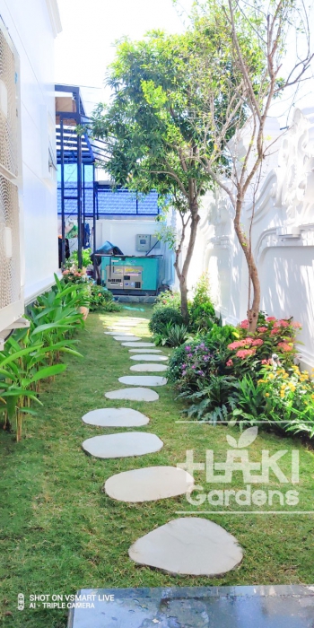 DỰ ÁN LÀM MỚI HOÀN TOÀN SÂN VƯỜN BIỆT THỰ CHO KHÁCH Ở THỦY NGUYÊN- HẢI PHÒNG